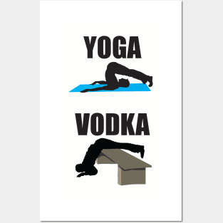 Yoga vs Vodka Posters and Art